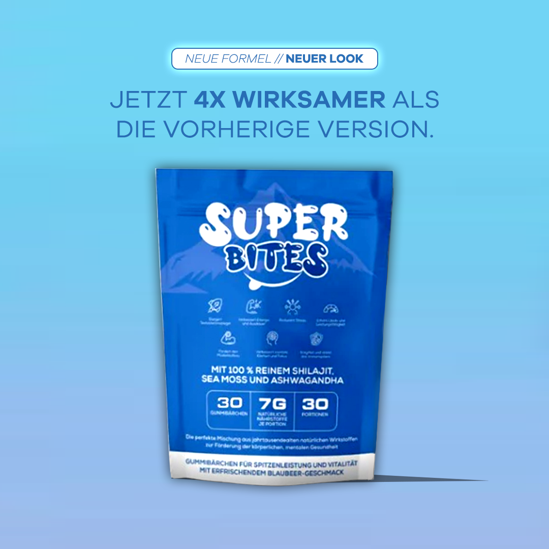 Super Gummies — Shilajit Gummibärchen, 4x wirksamer